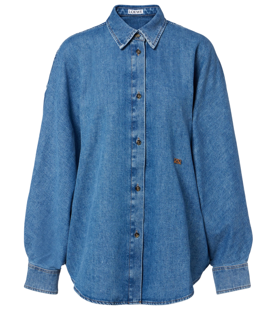 Chemise en jean Double L Loewe