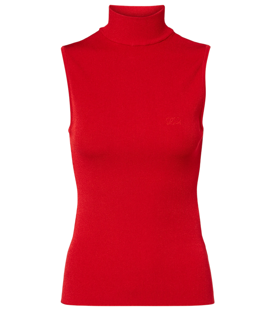 Top de punto acanalado Double L de Loewe