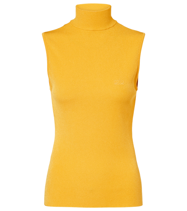 Loewe Double L ribbed-knit top