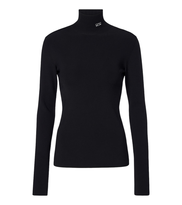 Loewe Double L ribbed-knit turtleneck top