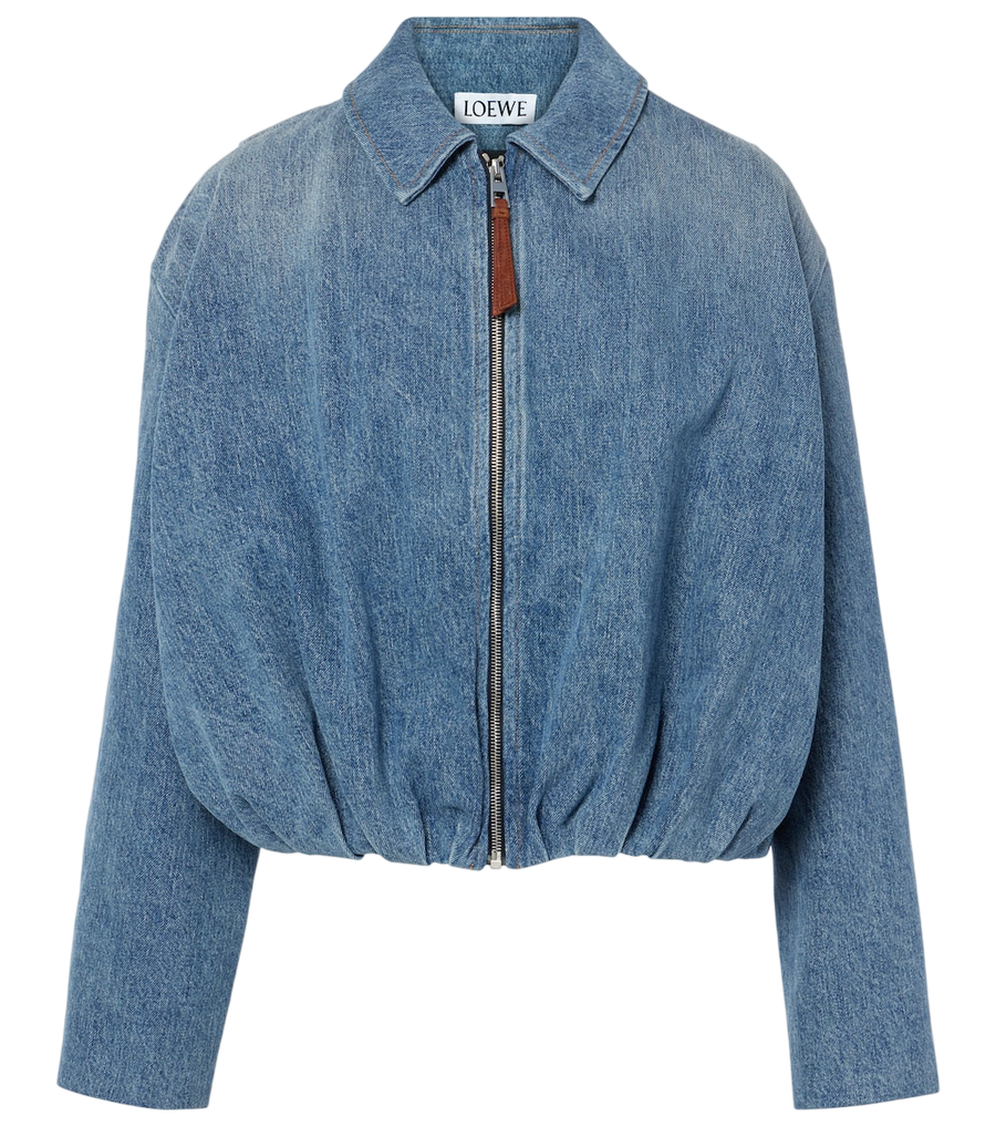 Loewe Draped denim jacket