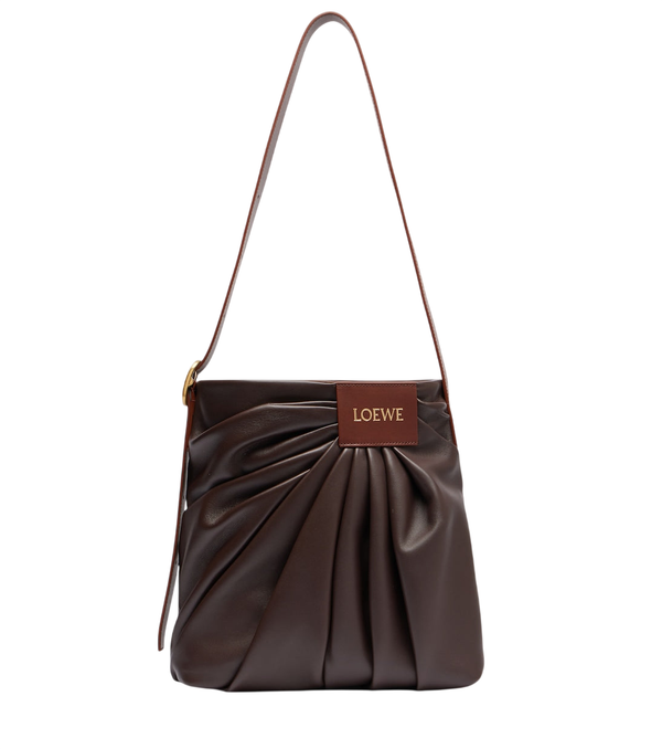 Loewe Draped leather tote bag