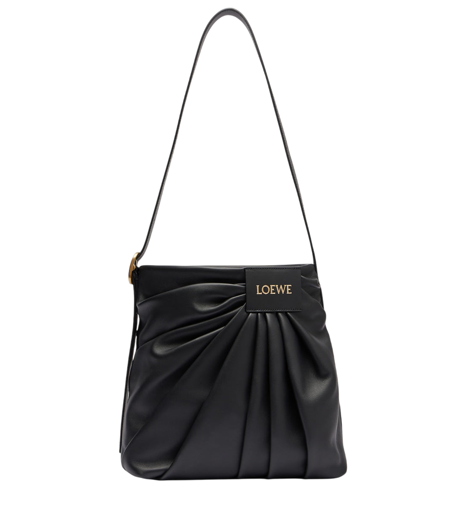 Loewe Draped leather tote bag