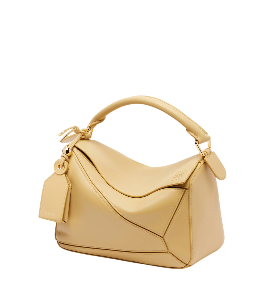 Grand sac à main Loewe Puzzle Featherlight en cuir