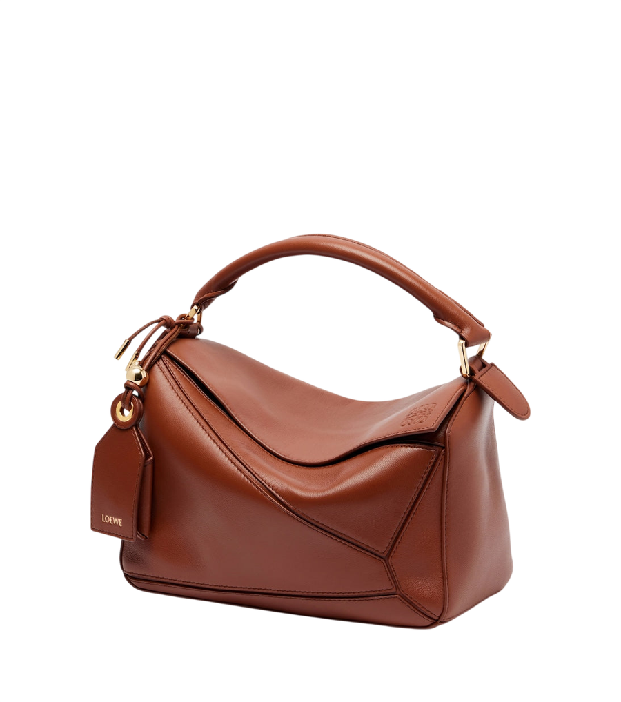 Loewe Featherlight Puzzle Small leather top-handle bag