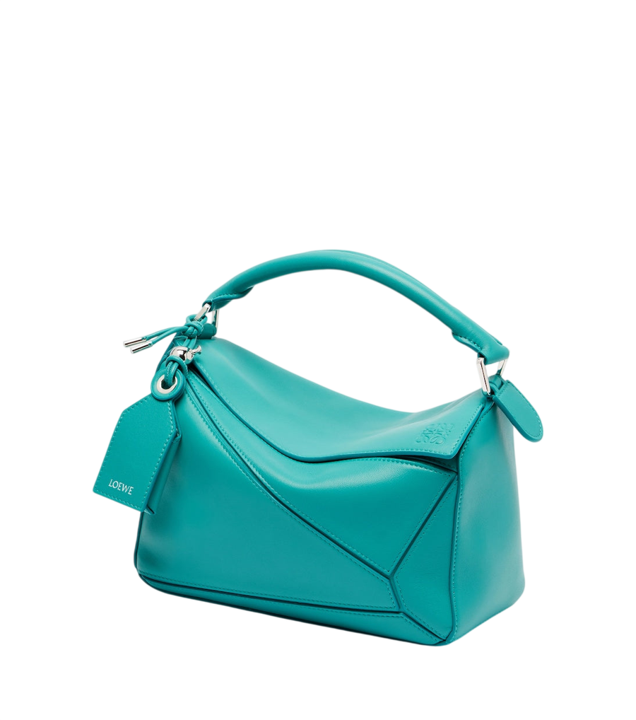 Bolso de mano pequeño Loewe Featherlight Puzzle en piel