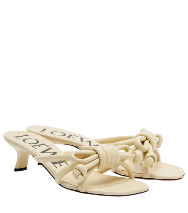 Loewe Flamenco 45 leather mules