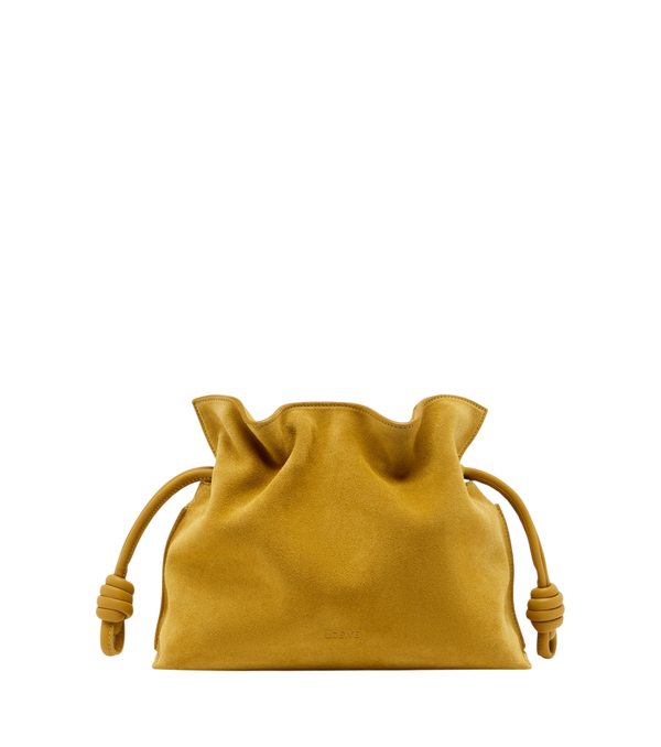 Loewe Clutch Flamenco Média em camurça