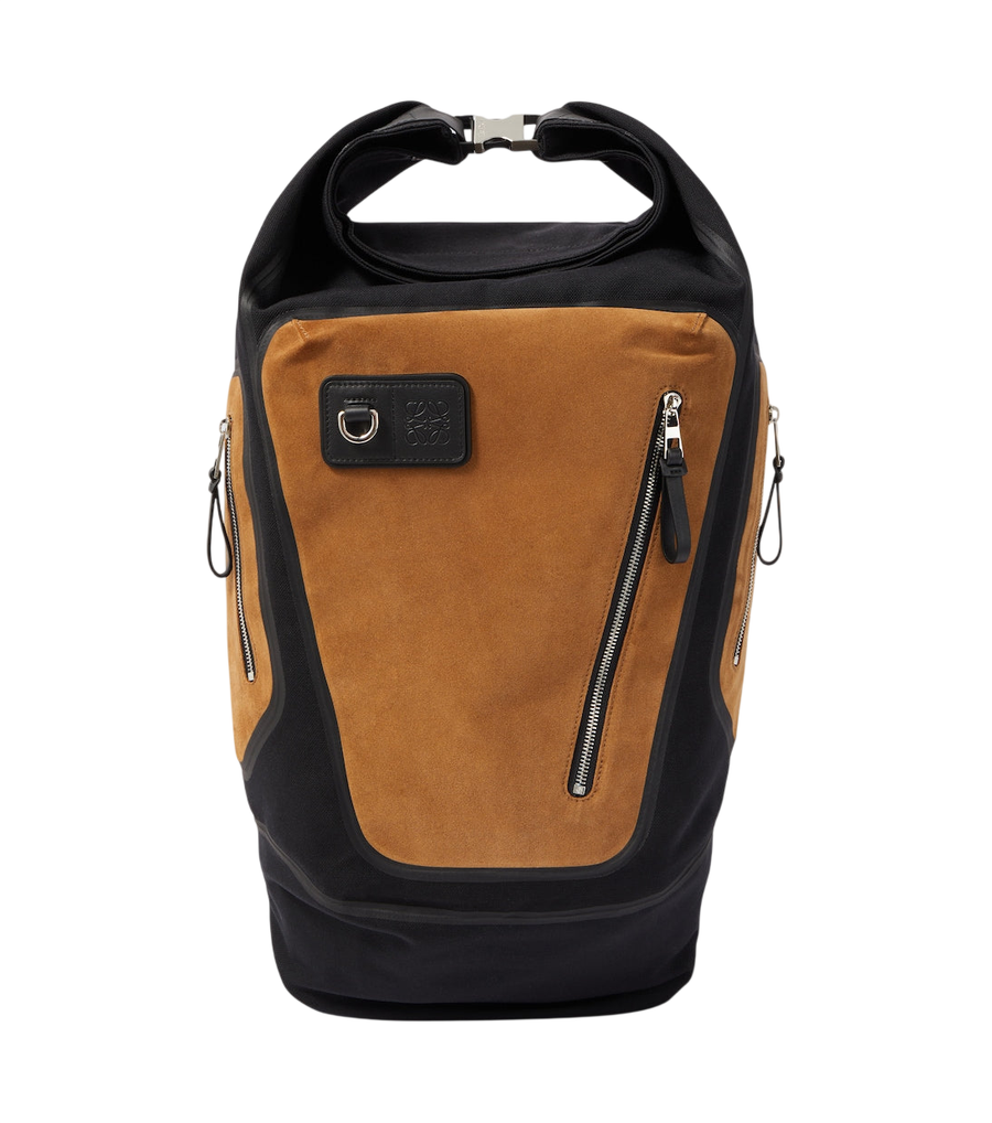 Loewe Flex canvas and suede backpack
