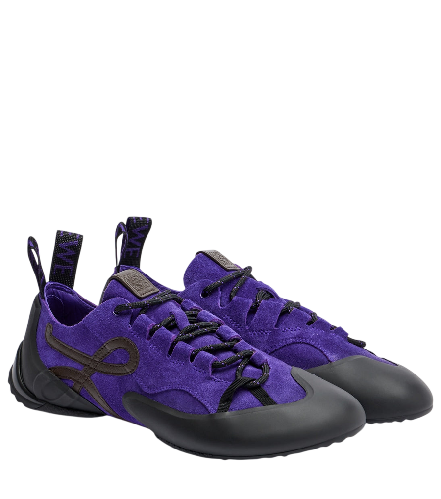 Loewe Grip Anagram suede sneakers