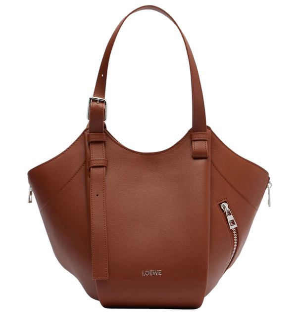 Loewe Hammock Flip leather tote bag