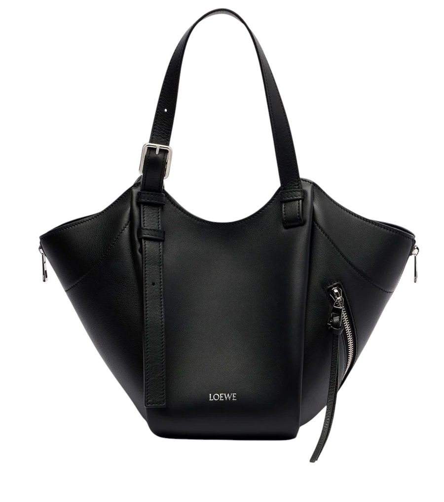 Loewe Hammock Flip Medium Leather Tote Bag