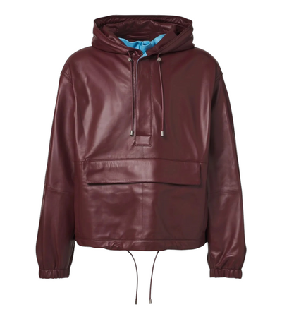 Loewe Hooded leather jacket [white-bg-processed] 1786639928213