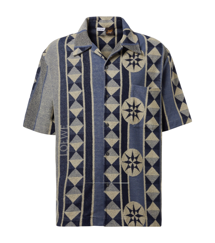 Loewe Jacquard terry bowling shirt