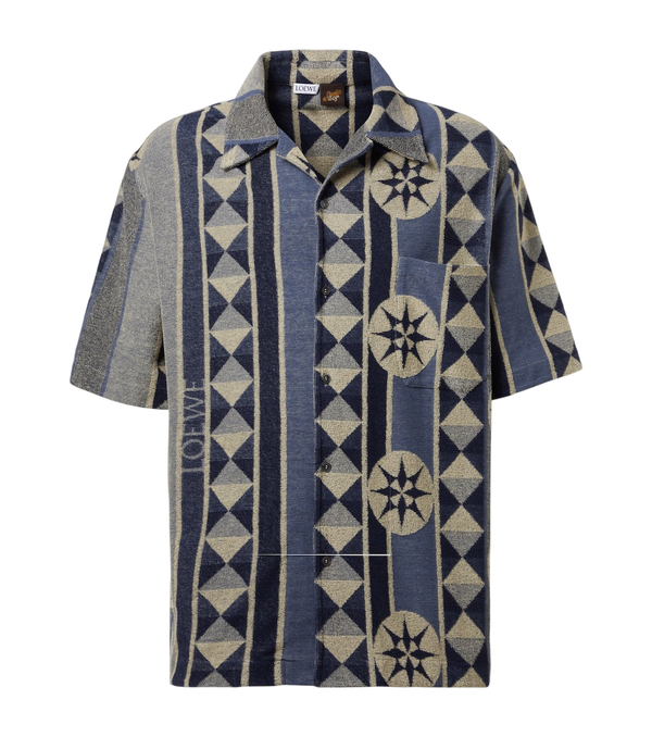 Loewe Jacquard terry bowling shirt