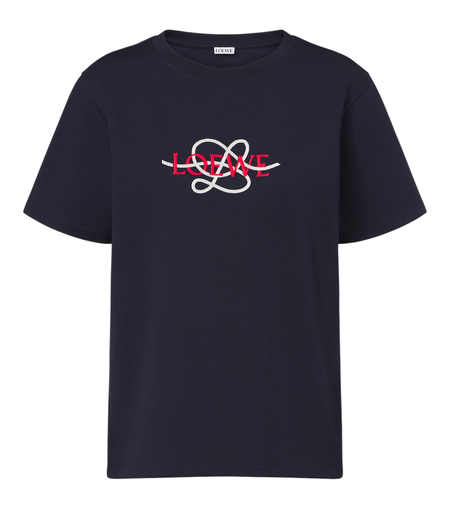 Loewe Logo cotton-blend jersey T-shirt
