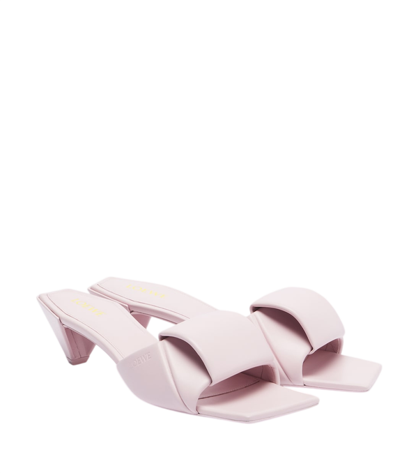 Loewe Origami leather mules