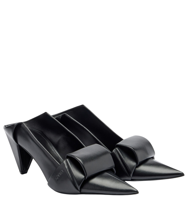Loewe Origami leather mules