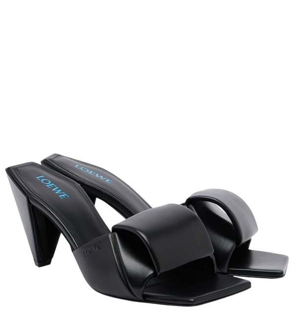 Loewe Origami leather mules