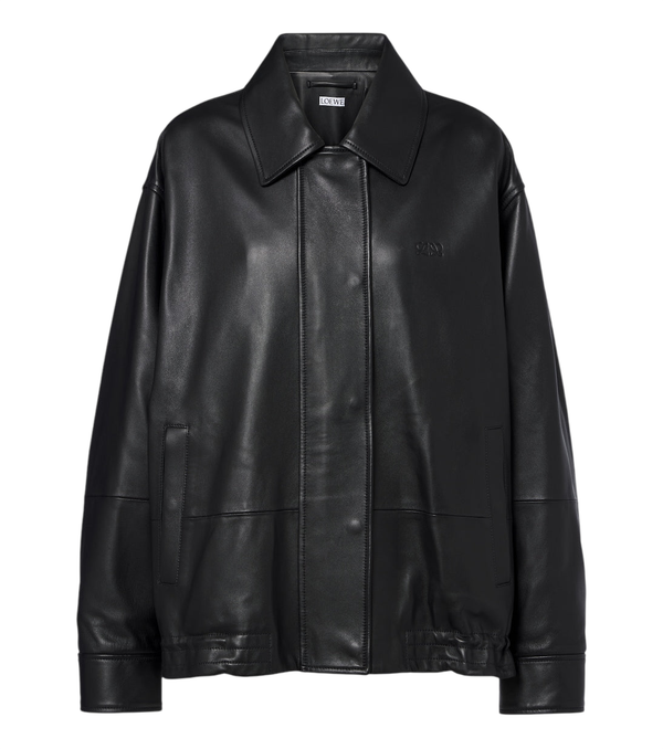Loewe Oversized leather jacket