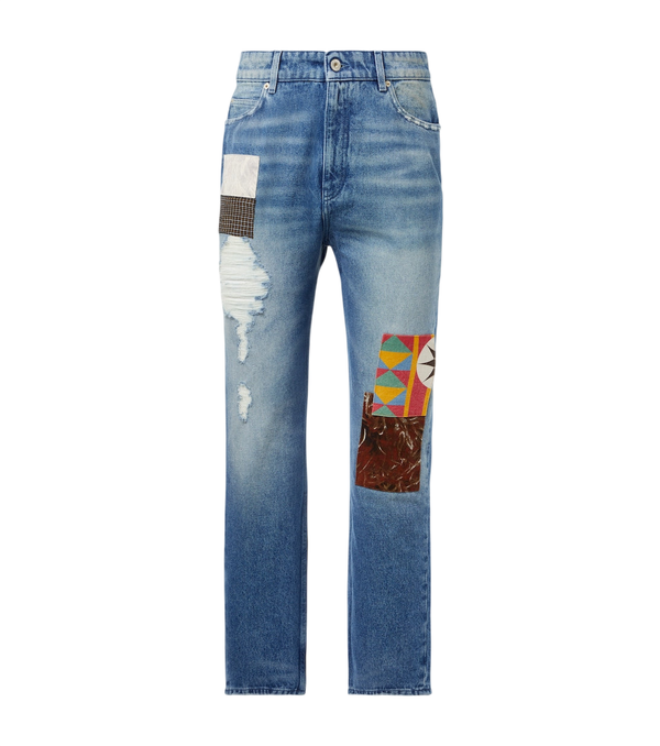 Loewe Patchwork straight jeans