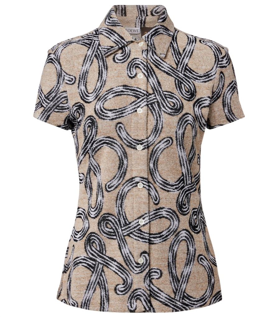 Camisa de mezcla de algodón Anagram de Loewe Paula's Ibiza