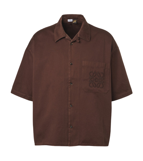 Loewe Paula's Ibiza Anagram cotton-blend shirt