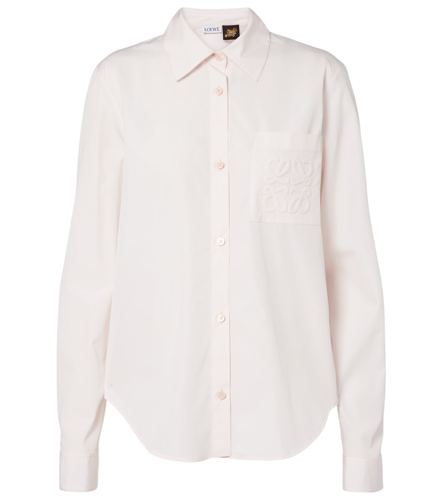Loewe Paula's Ibiza Anagram cotton poplin shirt