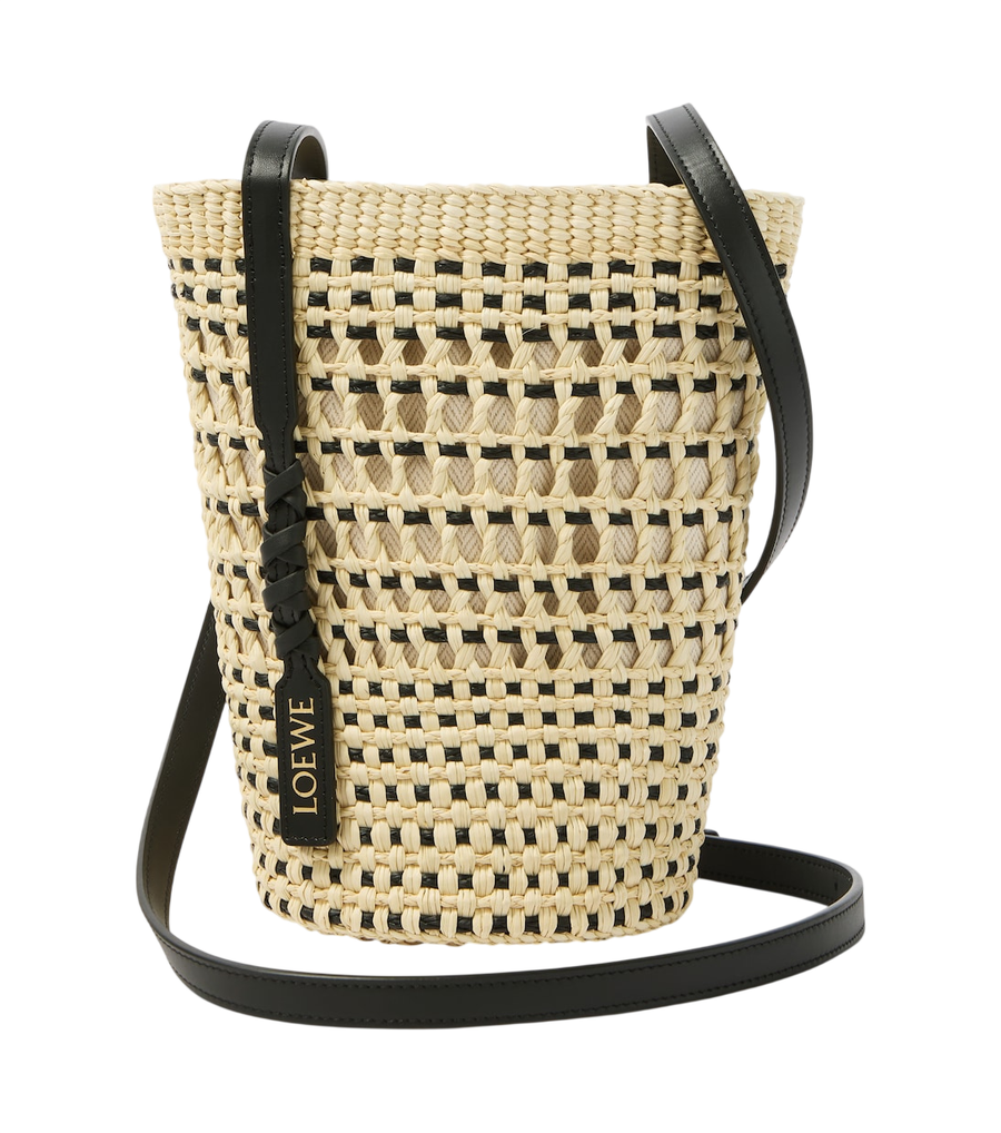 Loewe Paula's Ibiza Braid woven bucket bag