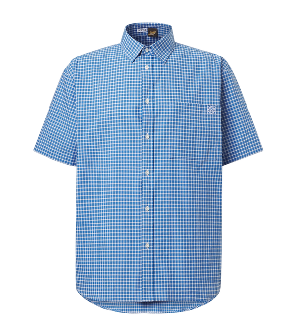 Loewe Paula's Ibiza checked cotton-blend shirt