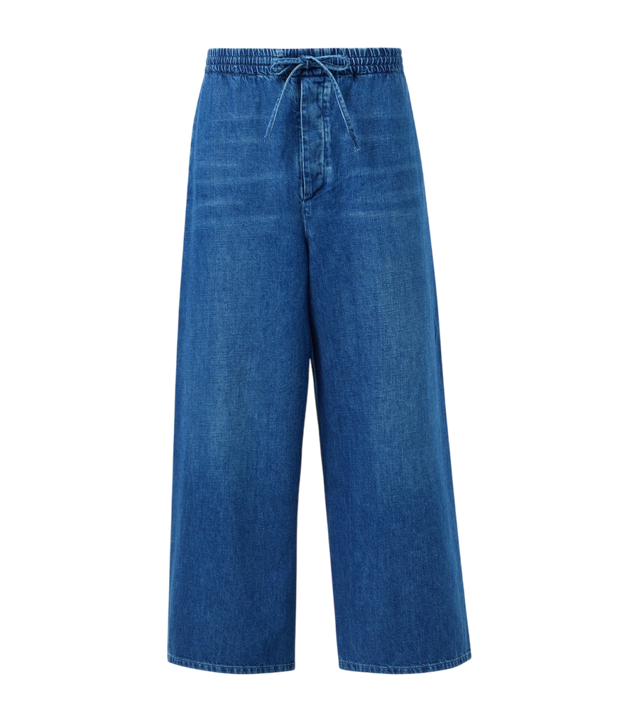 Loewe Paula's Ibiza cropped wide-leg jeans