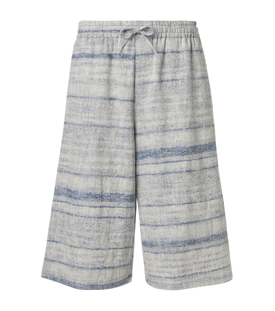 Loewe Paula's Ibiza denim jacquard shorts