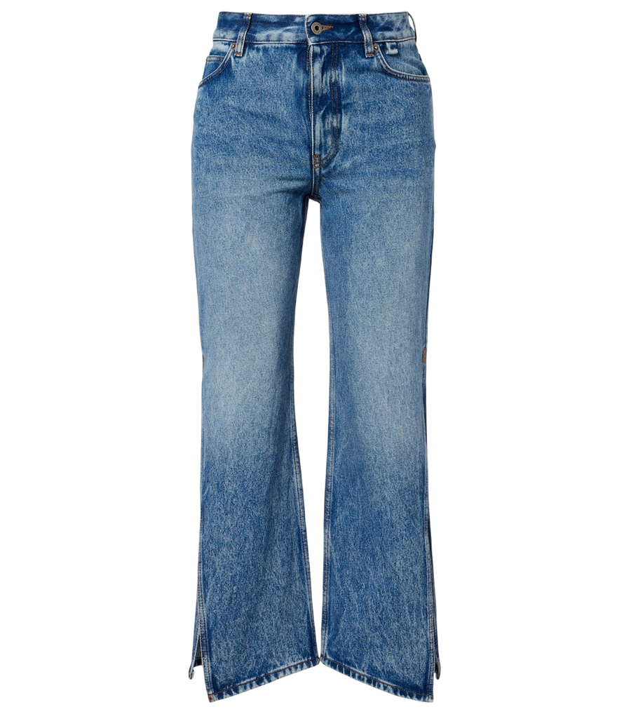 Loewe Calça jeans boca de sino Paula's Ibiza
