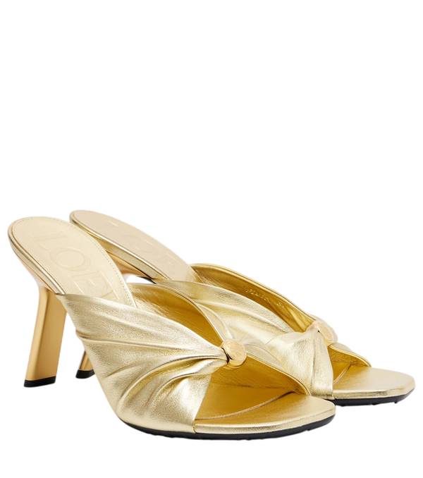 Loewe Paula's Ibiza Pebble Soft leather mules