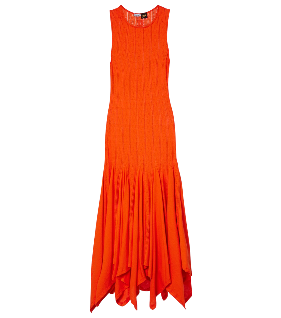 Maxi-robe en jersey de coton pointelle Loewe Paula's Ibiza
