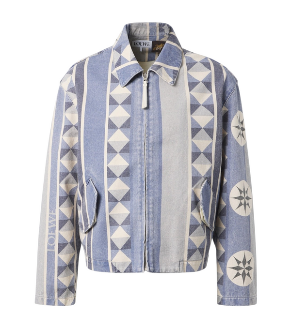 Loewe Paula's Ibiza printed denim blouson