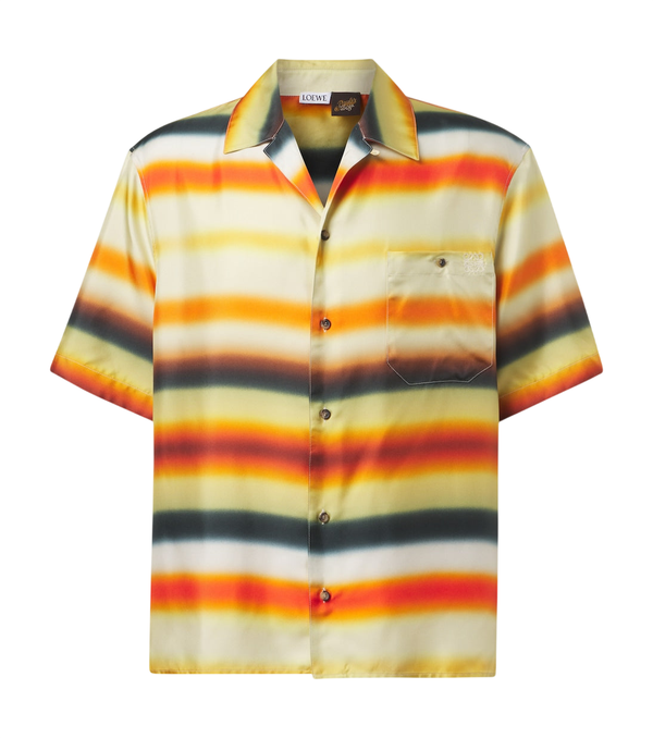 Loewe Paula's Ibiza striped cotton-blend shirt