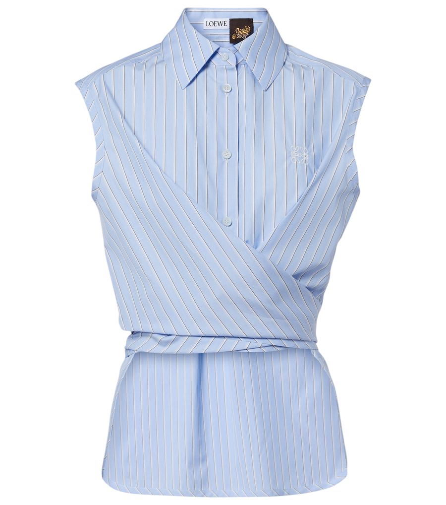 Loewe Paula's Ibiza striped cotton poplin shirt