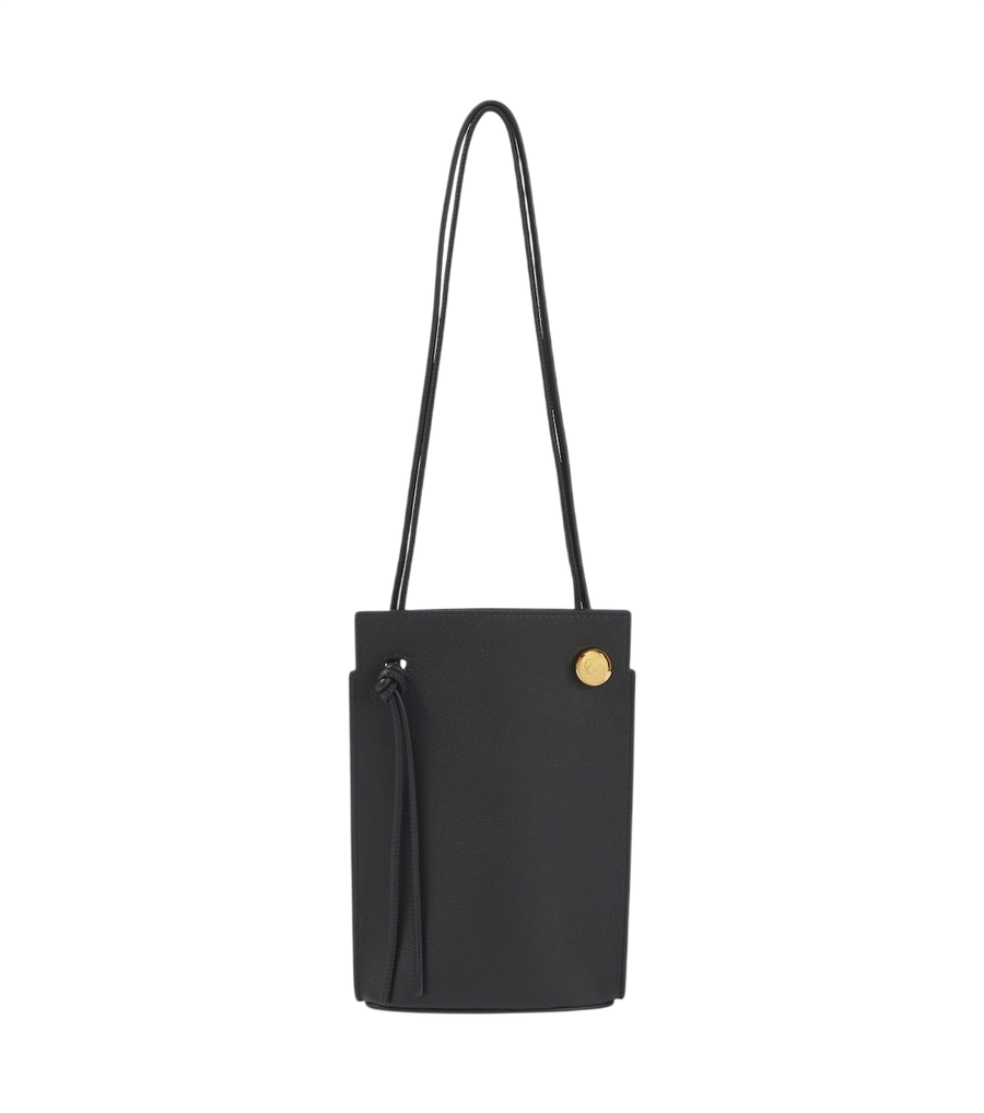 Loewe Pebble Dice Pocket leather shoulder bag