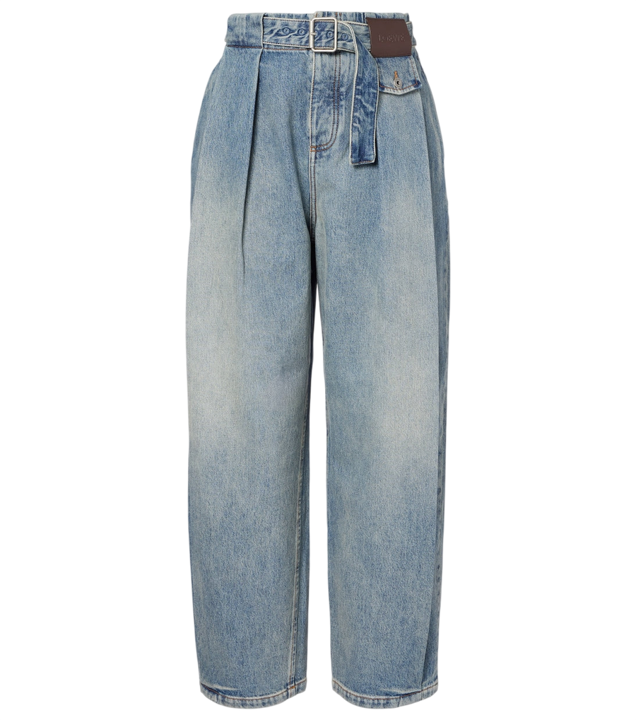 Loewe Pleated wide-leg jeans