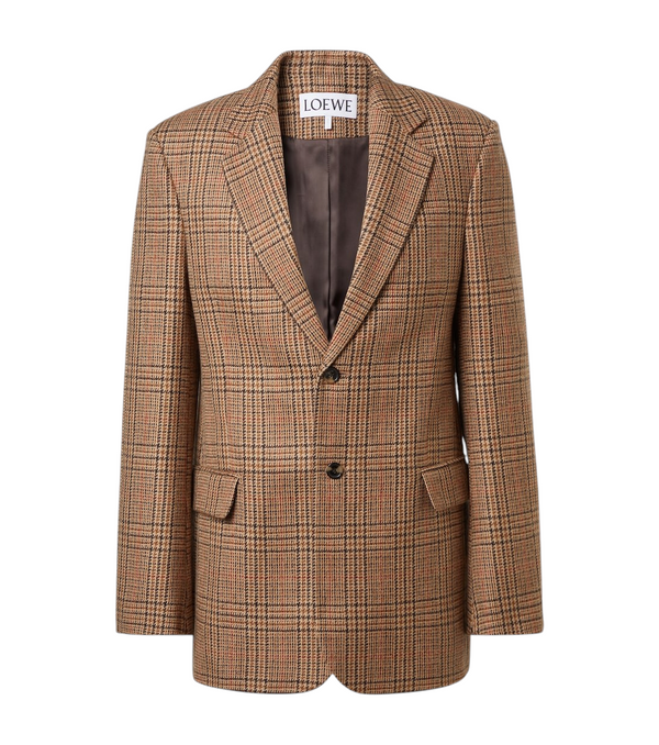 Loewe Prince of Wales check wool blazer