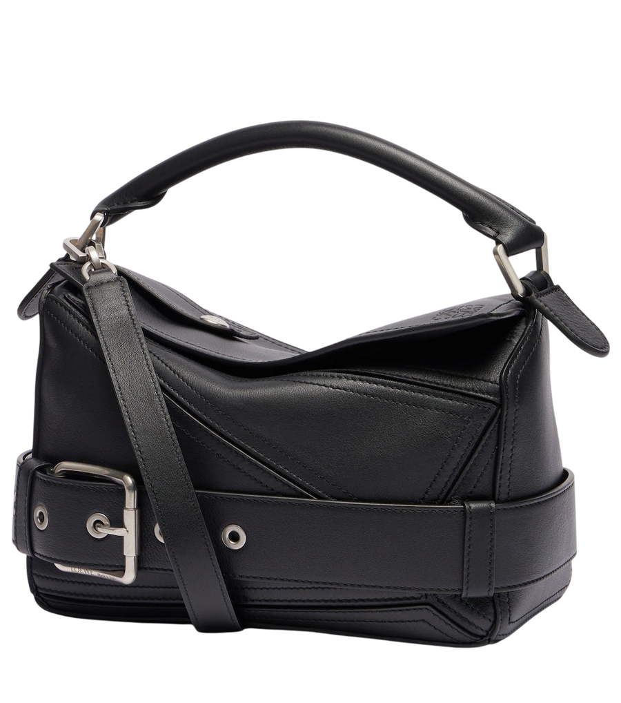 Bolso de mano pequeño Puzzle Biker de Loewe en piel