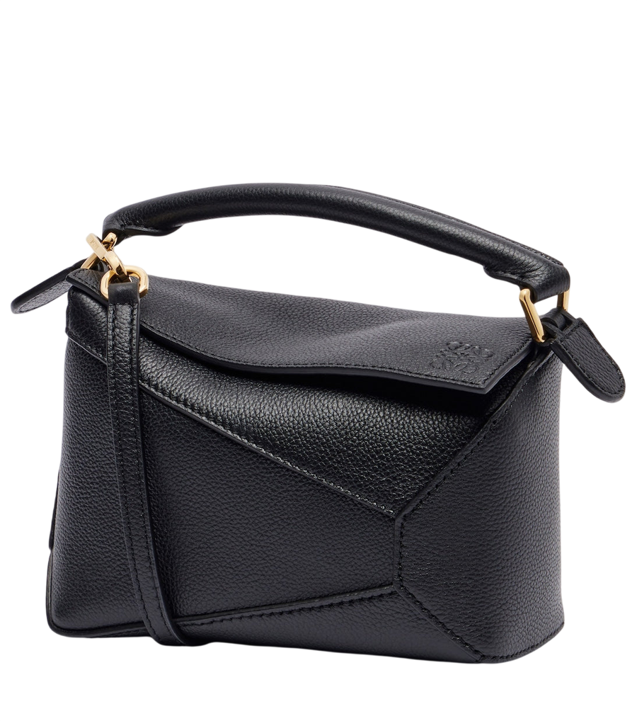 Loewe Puzzle Edge Mini borsa a mano in pelle
