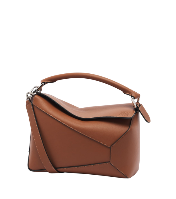 Loewe Puzzle Edge Piccola borsa in pelle con manico superiore
