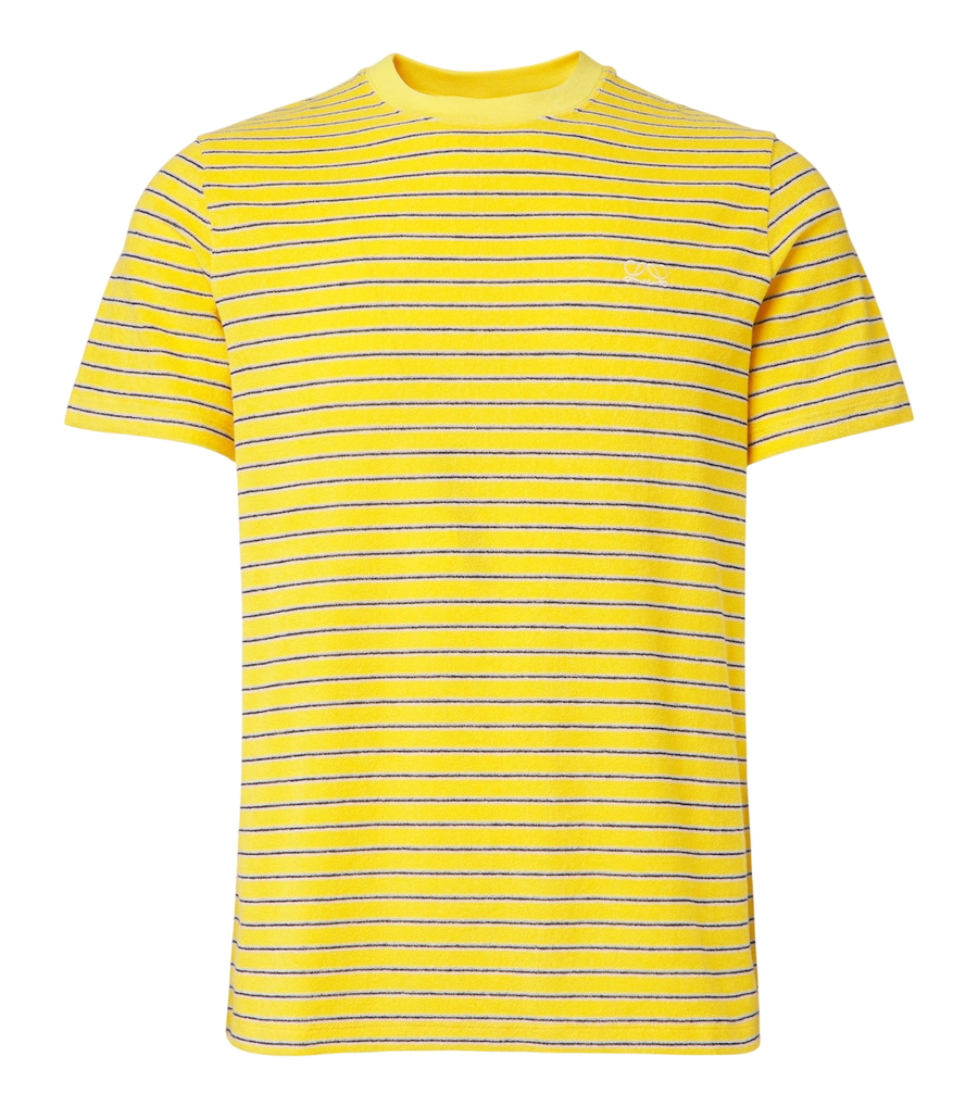 Loewe Striped cotton-blend terry T-shirt