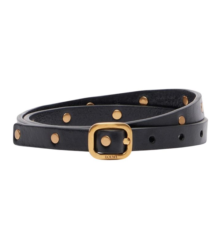 Loewe Studded leather belt [white-bg-processed] 1787675234097