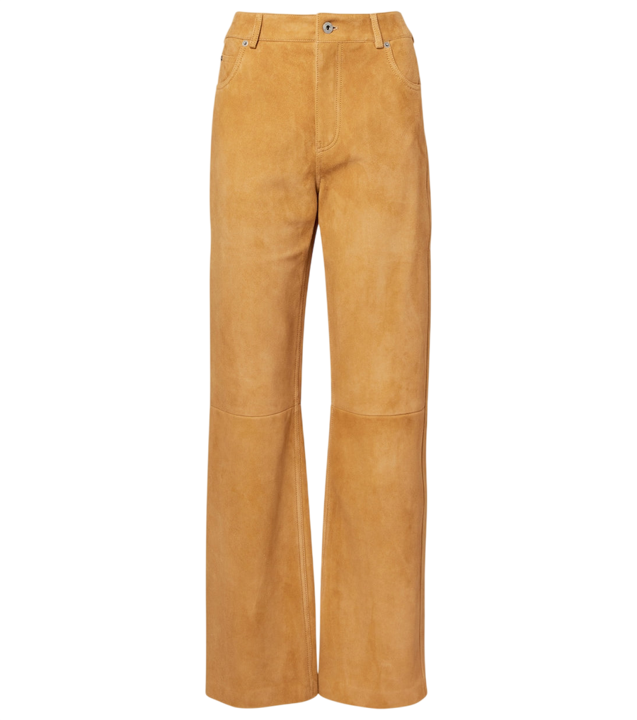 Loewe Suede straight pants