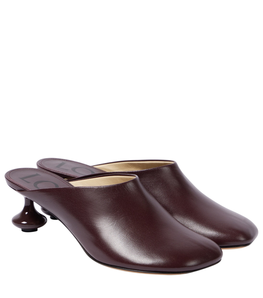 Loewe Brinquedo 45 mules de couro