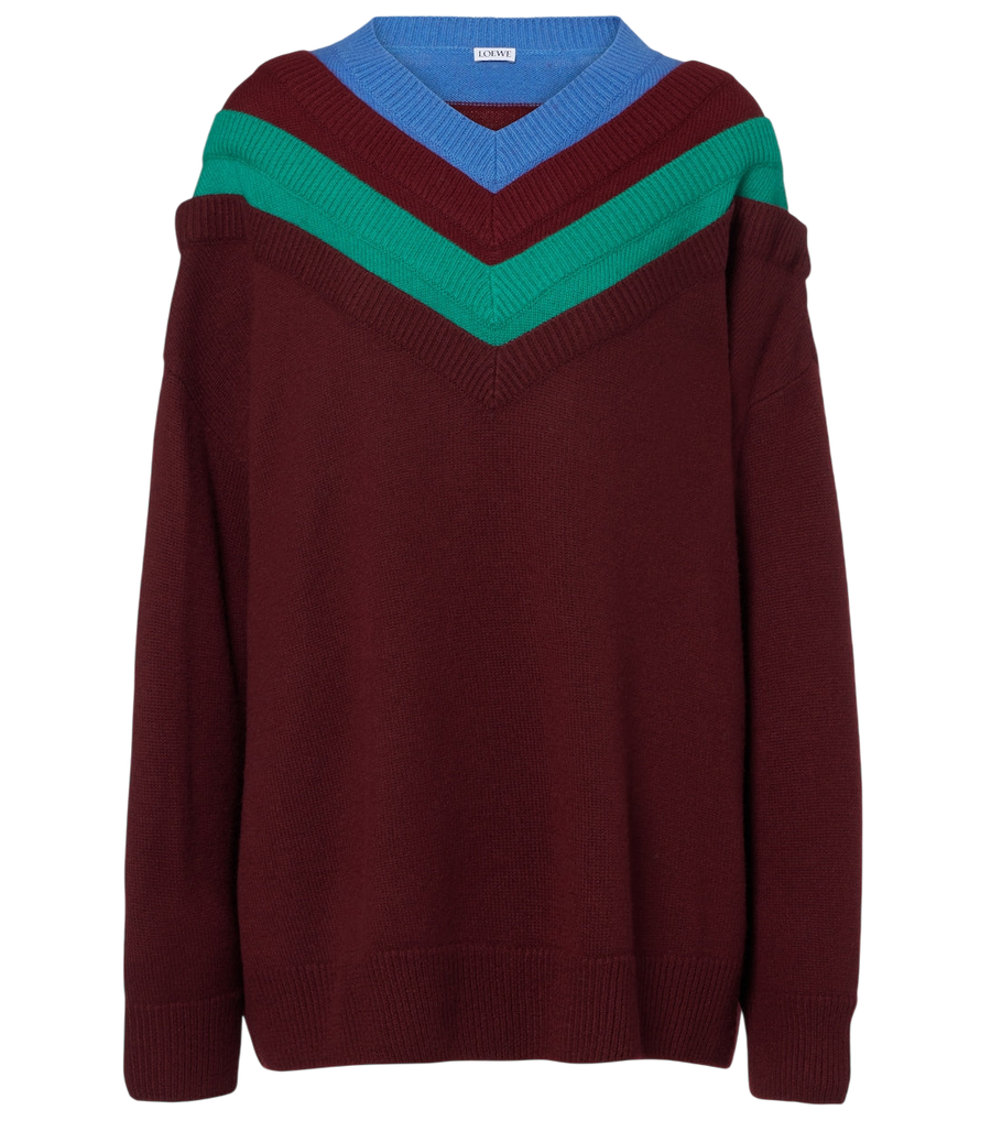 Loewe Trompe l'œil wool sweater
