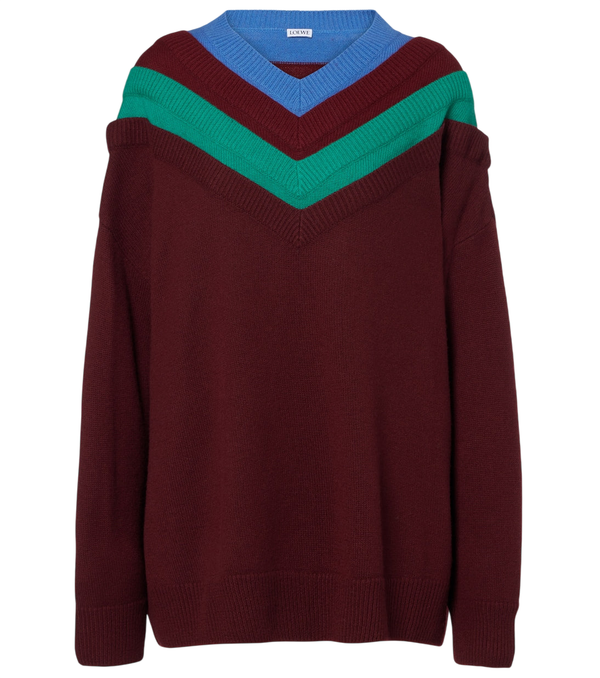 Loewe Trompe l'œil wool sweater